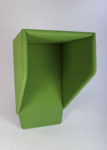 Lyddæmpende akustik boks grøn