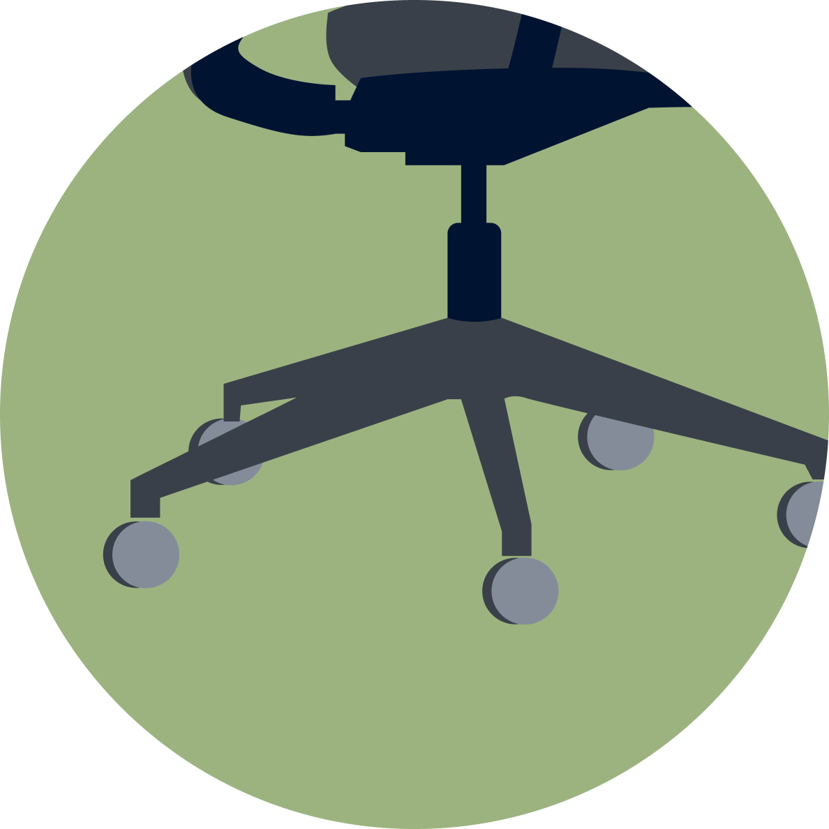 Hårde eller bløde hjul på kontorstolen?