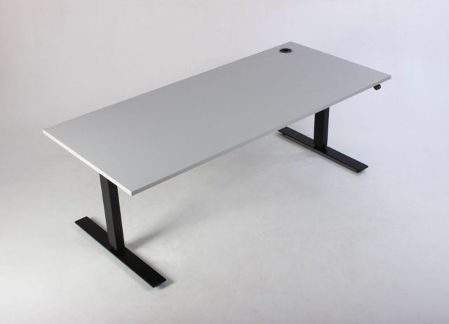 hæve sænkebord grå