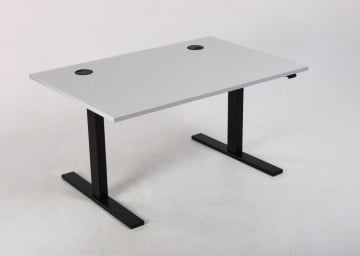 Holmris hæve sænkebord grå
