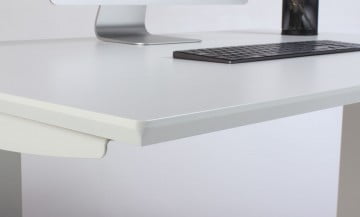 hvid skrivebordsplade